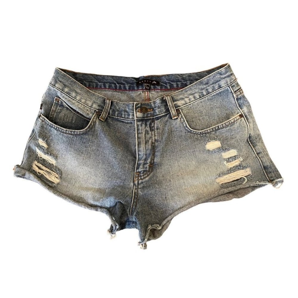 9 Rusty Distressed Denim Junior Womens 100% Cotton Jean Shorts